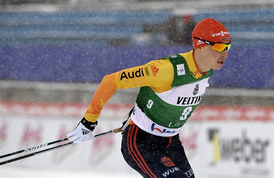 Eric Frenzel v závodu sdruená v Lahti.
