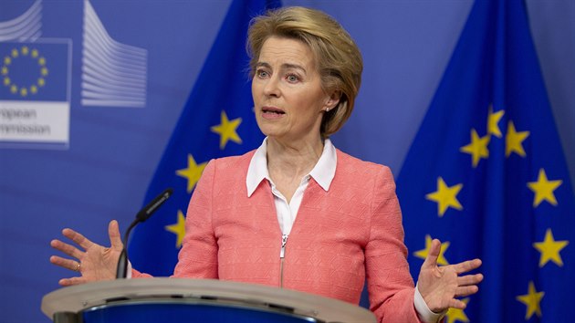 Pedsedkyn Evropsk komise Ursula von der Leyenov (4. bezna 2020)