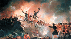 Takto zaútoili Britové na Fort Erie 14. srpna roku 1814. Neúspn
