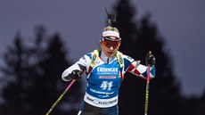 Lucie Charvátová na trati sprintu v Novém Městě. Lucie Charvátová na trati sprintu v Novém Městě.