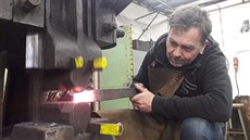 Tomáš Havránek při práci Tomáš Havránek při práci