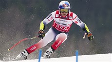 Alexis Pinturault na trati superobřího slalomu v rámci kombinace v... Alexis Pinturault na trati superobřího slalomu v rámci kombinace v...