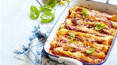 Zavinuté lasagně se špenátem Zavinuté lasagně se špenátem