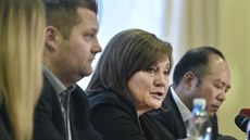 Ministryně financí Alena Schillerová vystoupila 29. února 2020 v tržnici SAPA v... Ministryně financí Alena Schillerová vystoupila 29. února 2020 v tržnici SAPA v...