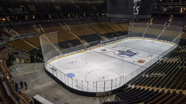 Také Scotiabank Arena v Torontu zůstane kvůli koronaviru na nějakou dobu... Také Scotiabank Arena v Torontu zůstane kvůli koronaviru na nějakou dobu...