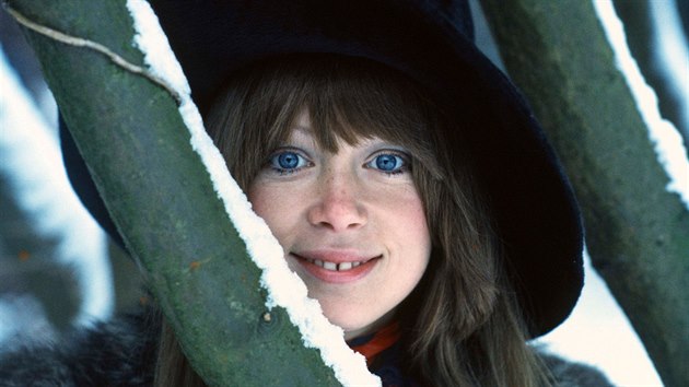 Pattie Boydov v roce 1974, autorem fotky je jej tehdej manel George Harrison. V t dob se na as vzdala sv blonat hvy.
