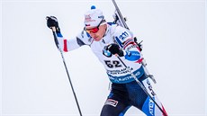 Český biatlonista Ondřej Moravec ve sprintu v Kontiolahti. Český biatlonista Ondřej Moravec ve sprintu v Kontiolahti.