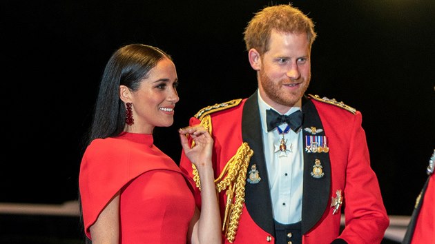 Vvodkyn Meghan a princ Harry na Mountbatten Festival of Music (Londn, 7. bezna 2020)