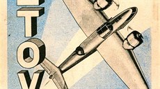 Reklamní prospekt firmy Letov s vyobrazeným strojem Letov Š.50 Reklamní prospekt firmy Letov s vyobrazeným strojem Letov Š.50