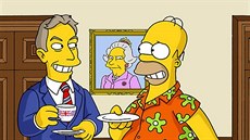 Simpsonovi - Homer a Tony Blair - Seriál Simpsonovi (15. ada) - Homer a Tony...
