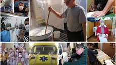 Skupina dobrovolníků už na Uherskohradišťsku ušila tisíce roušek. Skupina dobrovolníků už na Uherskohradišťsku ušila tisíce roušek.