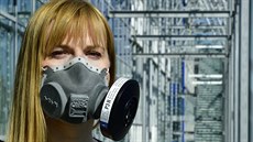 Respirátor, přesněji polomaska RP95, vyvinutý odborníky z Českého institutu... Respirátor, přesněji polomaska RP95, vyvinutý odborníky z Českého institutu...