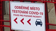 Fakultní nemocnice v Plzni na Borech, odběrné místo (23. 3. 2020) Fakultní nemocnice v Plzni na Borech, odběrné místo (23. 3. 2020)