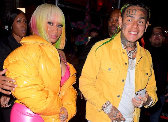 Nicki Minaj a raper Tekashi 6ix9ine (New York, 10. záí 2018)