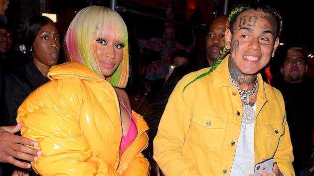 Nicki Minaj a raper Tekashi 6ix9ine (New York, 10. z 2018)