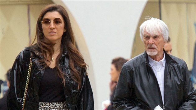 Fabiana Flosi a Bernie Ecclestone(Londn, 15. ervna 2019)