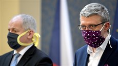 Ministr průmyslu a obchodu Karel Havlíček hovoří na tiskové konferenci po... Ministr průmyslu a obchodu Karel Havlíček hovoří na tiskové konferenci po...