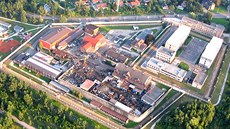 Areál věznice v Ostravě-Heřmanicích. Areál věznice v Ostravě-Heřmanicích.