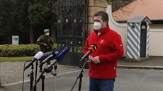 Sobotního jednání poradního týmu prezidenta Miloe Zemana v Lánech o boji s...