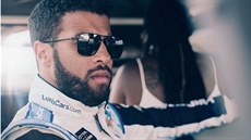 Jezdec série NASCAR Bubba Wallace Jezdec série NASCAR Bubba Wallace
