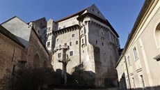 Jihomoravský hrad Pernštejn v únoru 2020 Jihomoravský hrad Pernštejn v únoru 2020