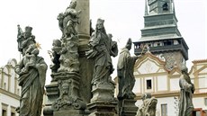 Morový sloup na Pernštýnském náměstí v Pardubicích Morový sloup na Pernštýnském náměstí v Pardubicích