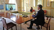Francouzský prezident Emanuel Macron Francouzský prezident Emanuel Macron