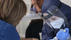 Plošné testování dobrovolníků na koronavirus v areálu litoměřického výstaviště... Plošné testování dobrovolníků na koronavirus v areálu litoměřického výstaviště...