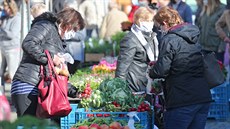 Od pondělí mohou znovu otevřít farmářské trhy, třeba ten na Masarykovo náměstí... Od pondělí mohou znovu otevřít farmářské trhy, třeba ten na Masarykovo náměstí...