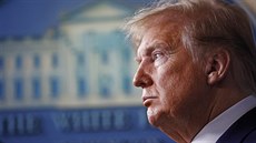 Americký prezident Donald Trump na tiskové konferenci Bílého domu ve... Americký prezident Donald Trump na tiskové konferenci Bílého domu ve...