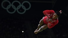 Simone Bilesová na olympijských hrách v Riu. Simone Bilesová na olympijských hrách v Riu.