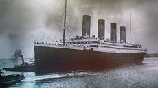 Olympic, Titanic (na fotce) a Gigantic – tři mořští velikáni se původně měli... Olympic, Titanic (na fotce) a Gigantic – tři mořští velikáni se původně měli...