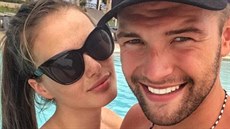 Miss Klára Vavrušková a hokejista Vlastimil Šeda Miss Klára Vavrušková a hokejista Vlastimil Šeda