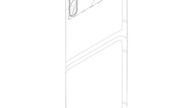 Prmyslov vzor nstupce Samsungu Galaxy Z Flip.