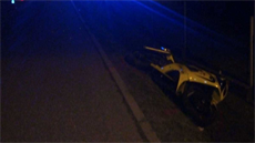 Ve Valašském Meziříčí v pátek večer havaroval motorkář (1. května 2020). Ve Valašském Meziříčí v pátek večer havaroval motorkář (1. května 2020).