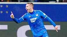 Pavel Kadeřábek z Hoffenheimu se raduje z gólu. Pavel Kadeřábek z Hoffenheimu se raduje z gólu.