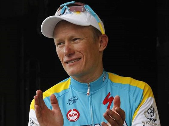 Alexander Vinokurov coby vítz 13. etapy Tour de France