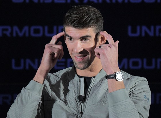 Michael Phelps vystoupil v lednu na konferenci o mentlnm zdrav.