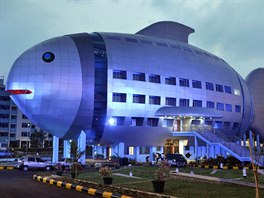 V indickém mst Hajdarábád je budova ve tvaru ryby. Sídlí v ní Národní rada...