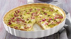Quiche s ředkvičkami Quiche s ředkvičkami