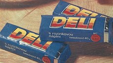 Dobová reklama na tyčinku Deli Dobová reklama na tyčinku Deli