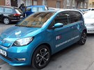 Snímek z ulice Za Poštou v Praze 10 - Strašnicích. Snímek z ulice Za Poštou v Praze 10 - Strašnicích.