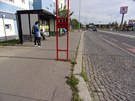 Plechovky vystavené i umístěné na zemi. Plechovky vystavené i umístěné na zemi.