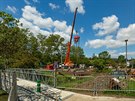 Oprava mostu přes Rokytku probíhá v současné době v ulici Hodějovská v Kyjích. Silnice je pro vozidla uzavřena. Oprava mostu přes Rokytku probíhá v současné době v ulici Hodějovská v Kyjích. Silnice je pro vozidla uzavřena.