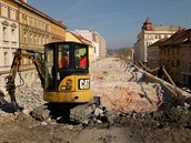 Negrelliho viadukt během rekonstrukce v dubnu 2018