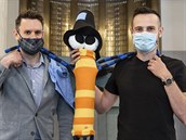 Nový maskot Muzea východních Čech v Hradci Králové. Postavička pavouka je dílem... Nový maskot Muzea východních Čech v Hradci Králové. Postavička pavouka je dílem...