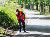 Dokončovaný nový úsek A6 cyklostezky od loděnice pod Chebským mostem k Tuhnické... Dokončovaný nový úsek A6 cyklostezky od loděnice pod Chebským mostem k Tuhnické...