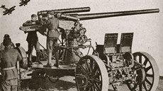 8,35 cm kanon proti letadlům vz. 22 (původní fotomontáž z knihy Co máme věděti... 8,35 cm kanon proti letadlům vz. 22 (původní fotomontáž z knihy Co máme věděti...