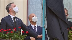 Pražský primátor Zdeněk Hřib (vlevo), jeho náměstek Pavel Vyhnánek a radní Jan... Pražský primátor Zdeněk Hřib (vlevo), jeho náměstek Pavel Vyhnánek a radní Jan...