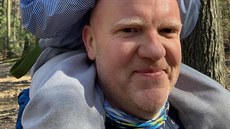 Michal Zátopek se synem Michal Zátopek se synem